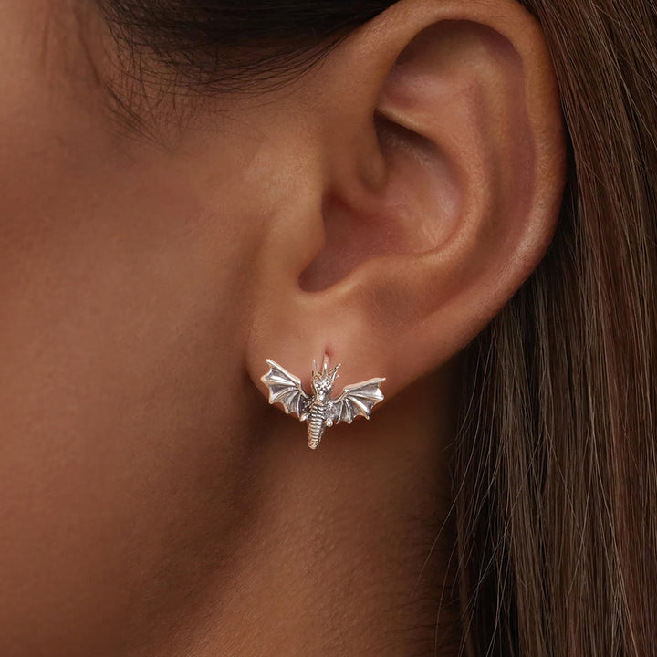 925 Sterling Silver Oxidized Silver Earrings for Women