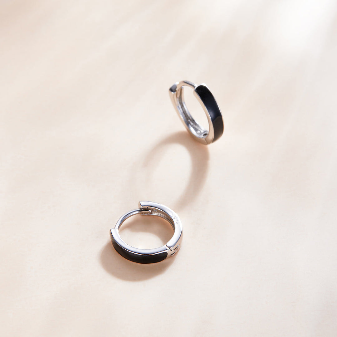 925 Sterling Silver Enamel Plated Earrings