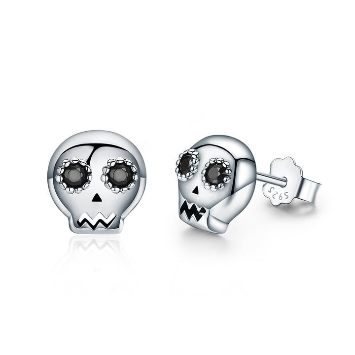 925 Sterling Silver Earrings with Pavé Setting CZ