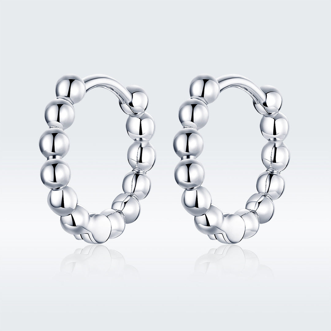 925 Sterling Silver Plated Platinum Earrings for Women