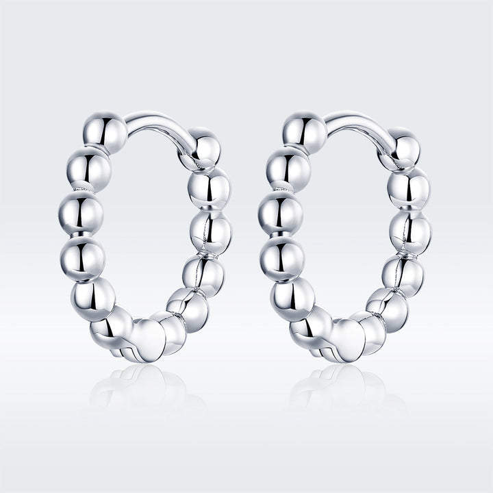 925 Sterling Silver Plated Platinum Earrings for Women
