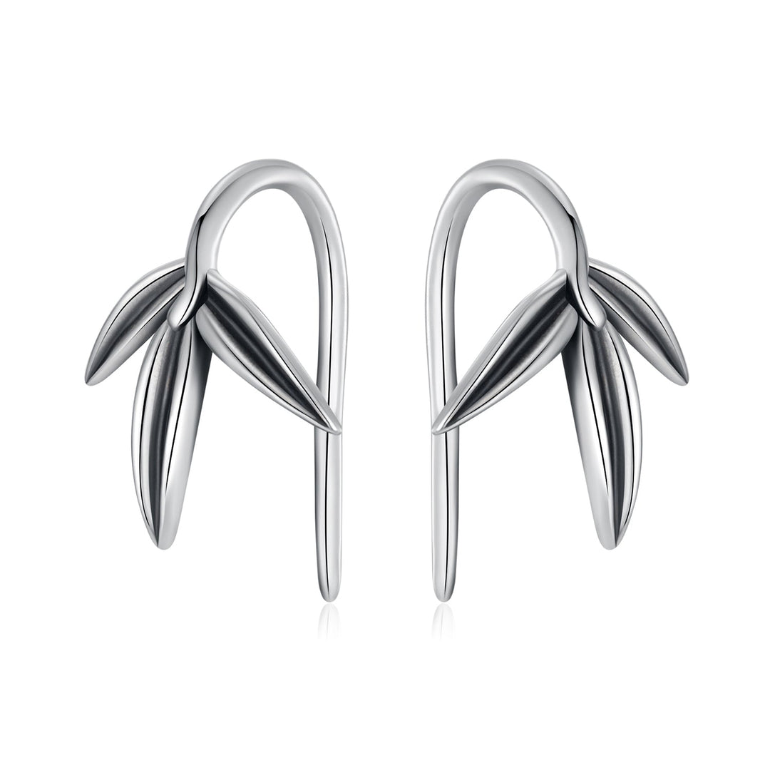 925 Sterling Silver Oxidized Silver Earrings for Women