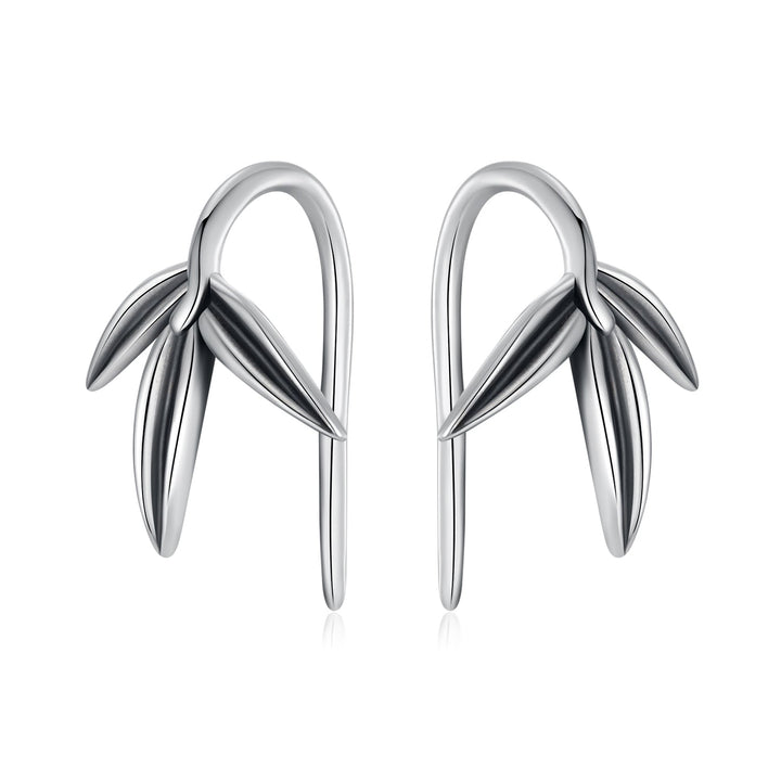 925 Sterling Silver Oxidized Silver Earrings for Women