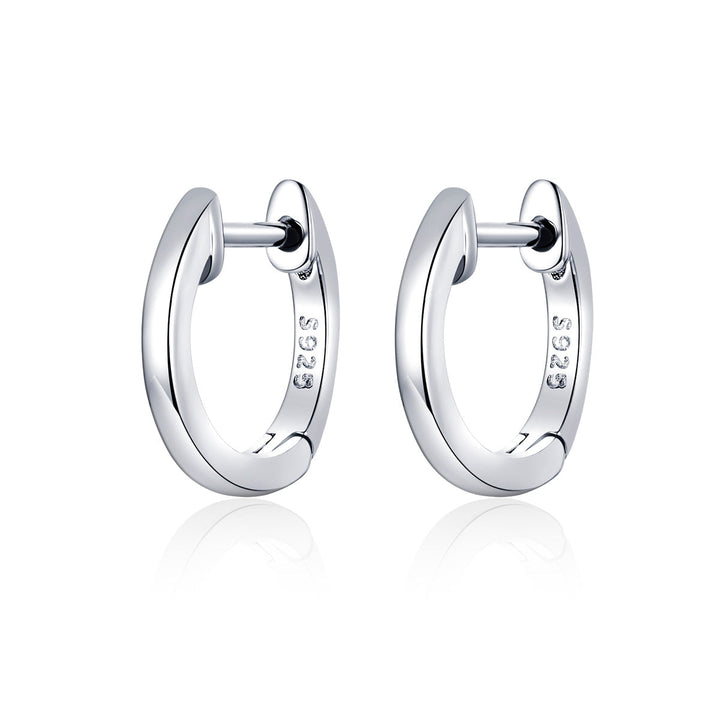 925 Sterling Silver Plated Black Gold Earrings for Women