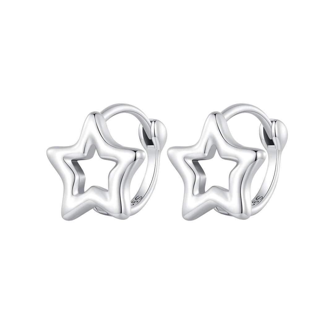 S925 Oxidized Silver 1cm Earrings for Women
