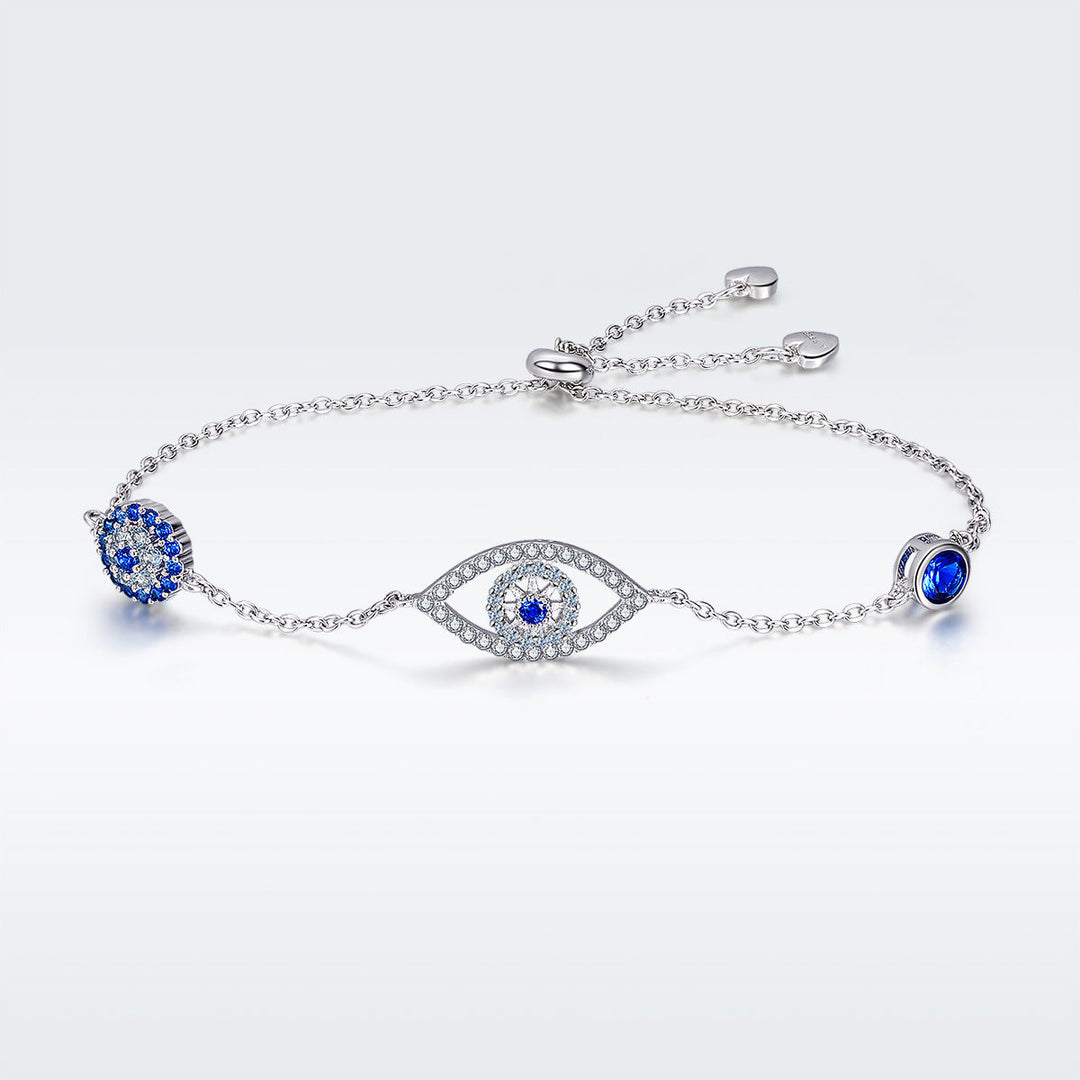 925 Sterling Silver Bracelet 22cm Length 0.9*2.2cm for Women