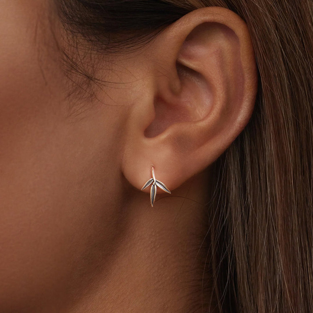 925 Sterling Silver Oxidized Silver Earrings for Women