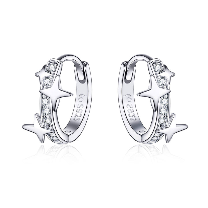 S925 Sterling SilverCZ Earrings for Women