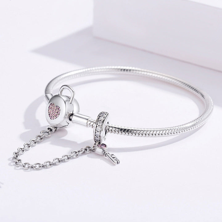 925 Sterling Silver Bracelet 17cm for Women