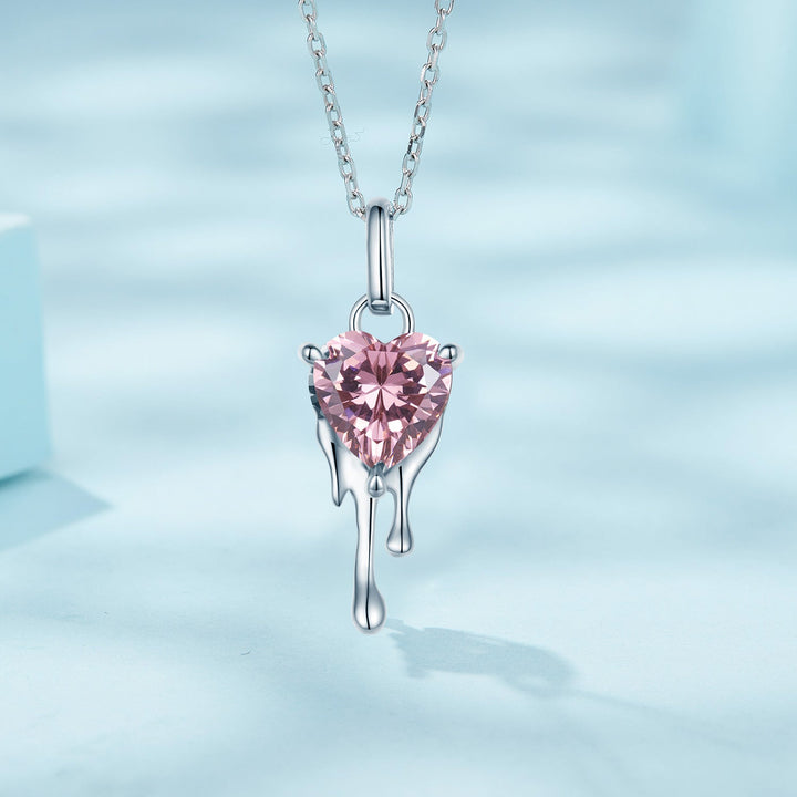 925 Sterling Silver Adjustable Necklace with Pavé Setting CZ &amp; Pendant for Women