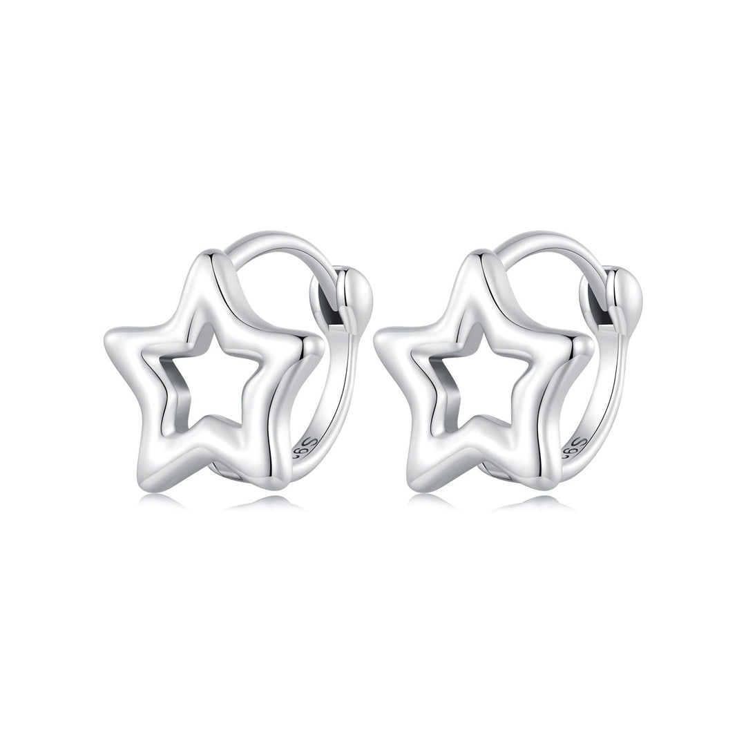S925 Oxidized Silver 1cm Earrings for Women