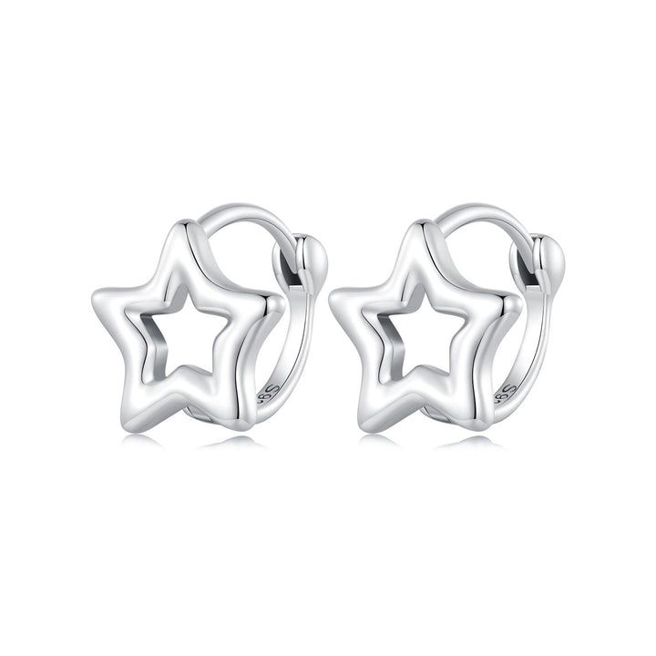 S925 Oxidized Silver 1cm Earrings for Women