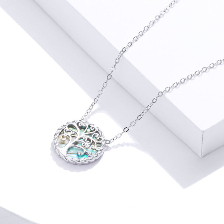 925 Sterling Silver Adjustable Mica Necklace for Women