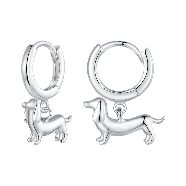 925 Sterling Silver &amp; Plated White Gold Earrings for Women