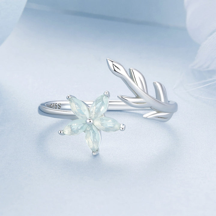925 Sterling Silver &amp; Opal Ring for Women