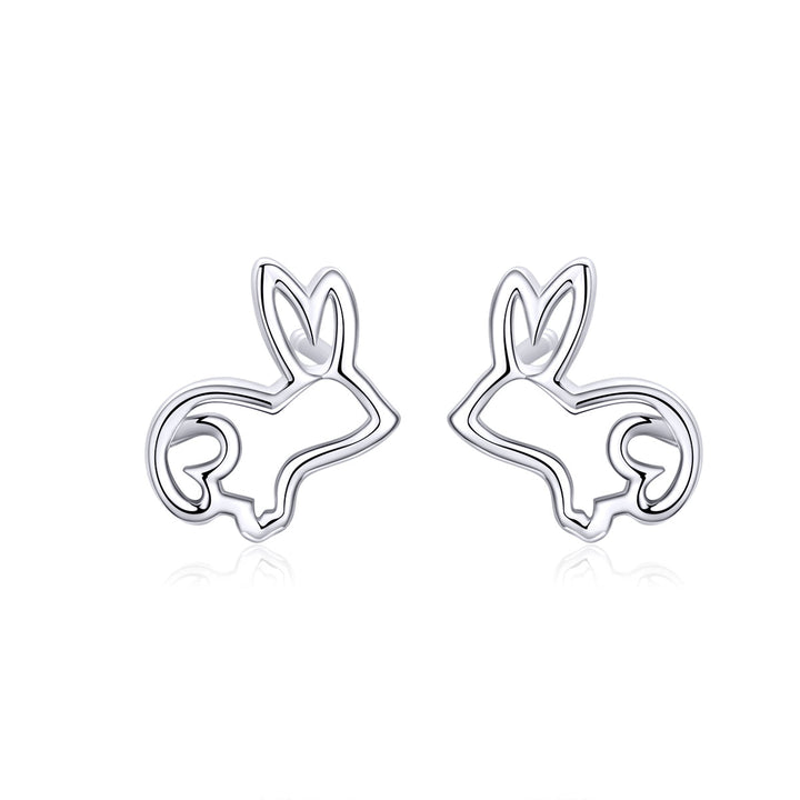 S925 Sterling Silver Plated Platinum Earrings