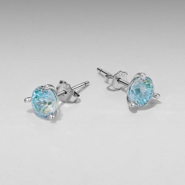 925 Sterling Silver Oxidized CZ Earrings