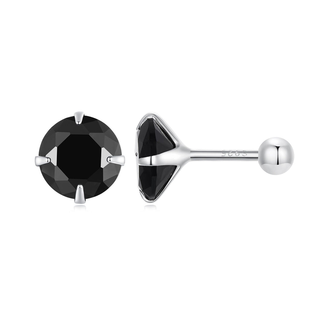 925 Sterling Silver Pavé Setting CZ Earrings for Women