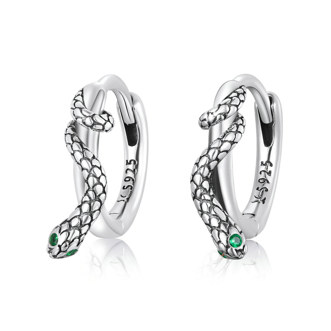 925 Sterling Silver Earrings with Pavé Setting CZ