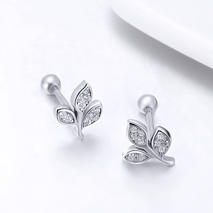 925 Sterling Silver Oxidized Pavé Setting CZ Earrings