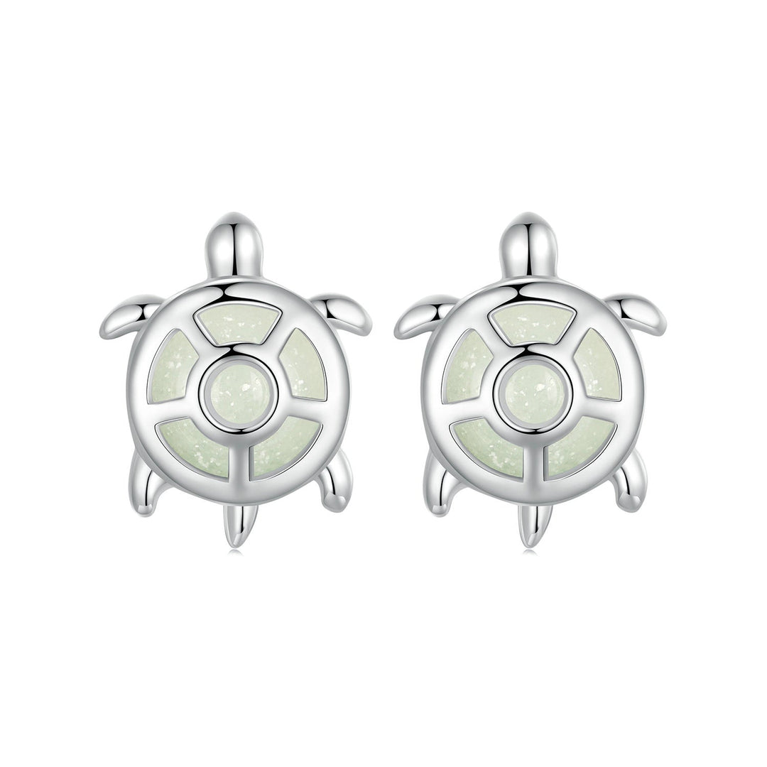 925 Sterling Silver Luminous Stone Earrings