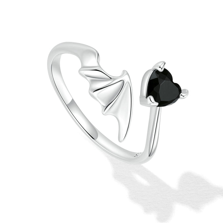 925 Sterling Silver Oxidized Pavé Setting CZ Ring