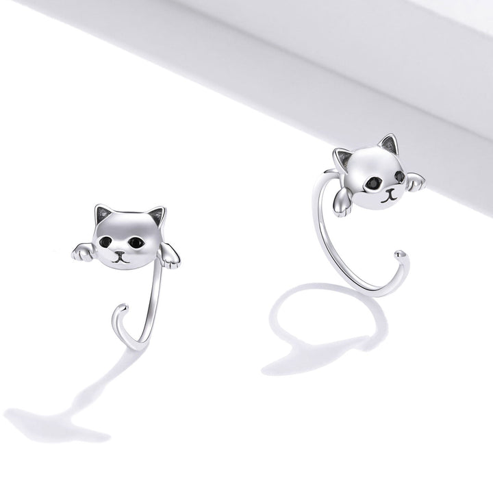 925 Sterling Silver Earrings with Pavé Setting and CZ Stones