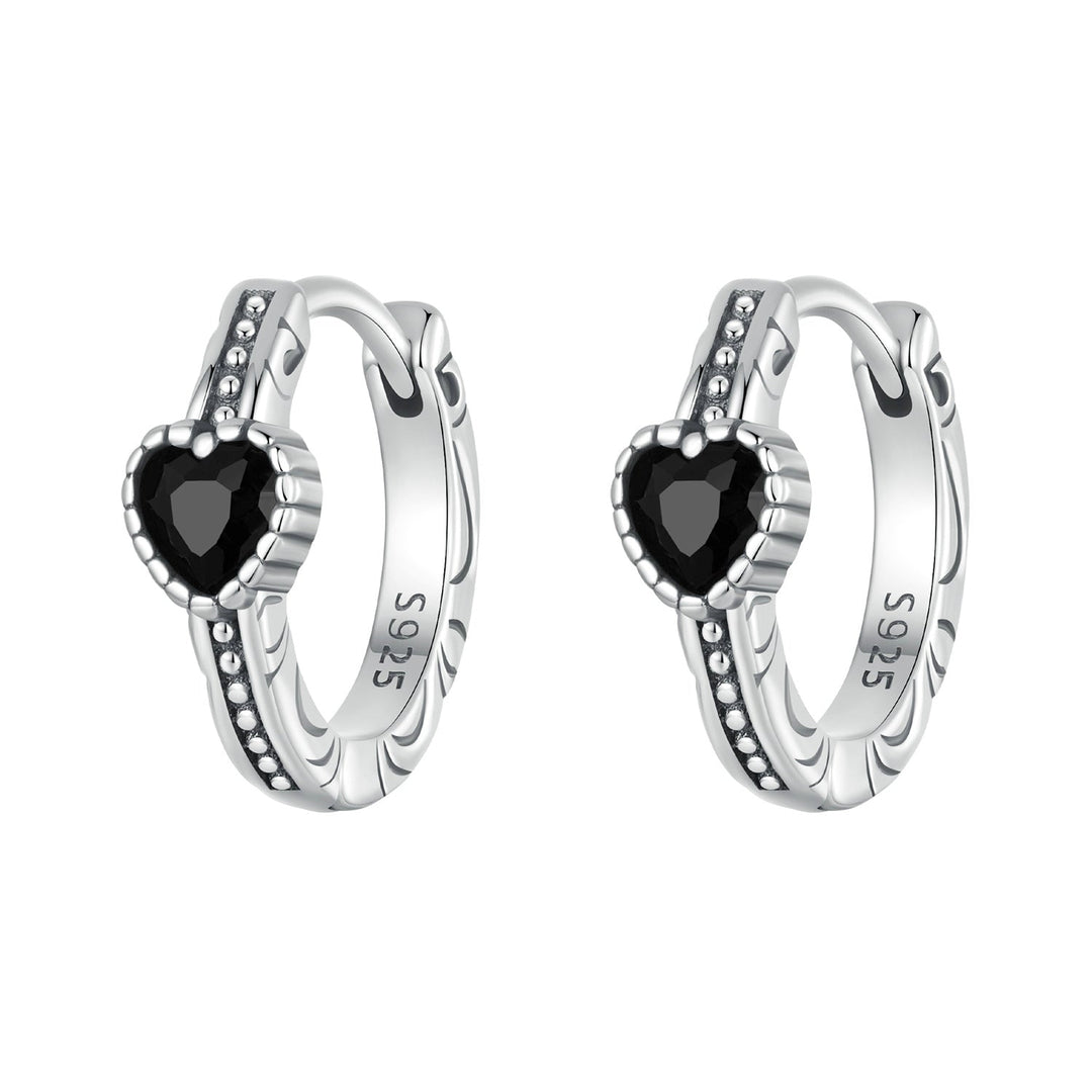 925 Sterling Silver Earrings with Pavé Setting CZ