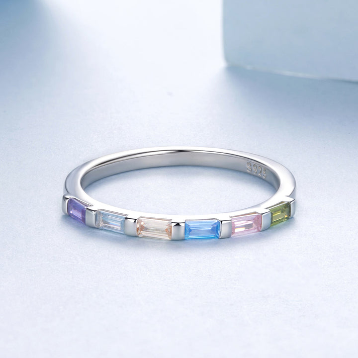 925 Sterling Silver CZ Pavé Setting Ring Size 6 for Women