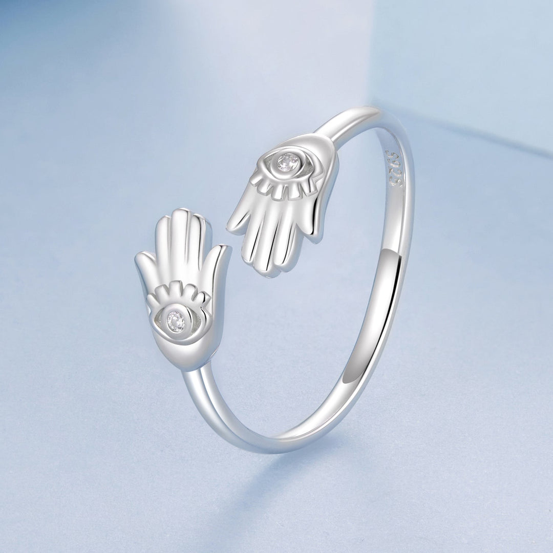 925 Sterling Silver Pavé Setting CZ Ring for Women