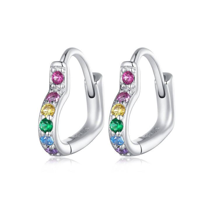 925 Sterling Silver Earrings with Pavé Setting CZ for Women