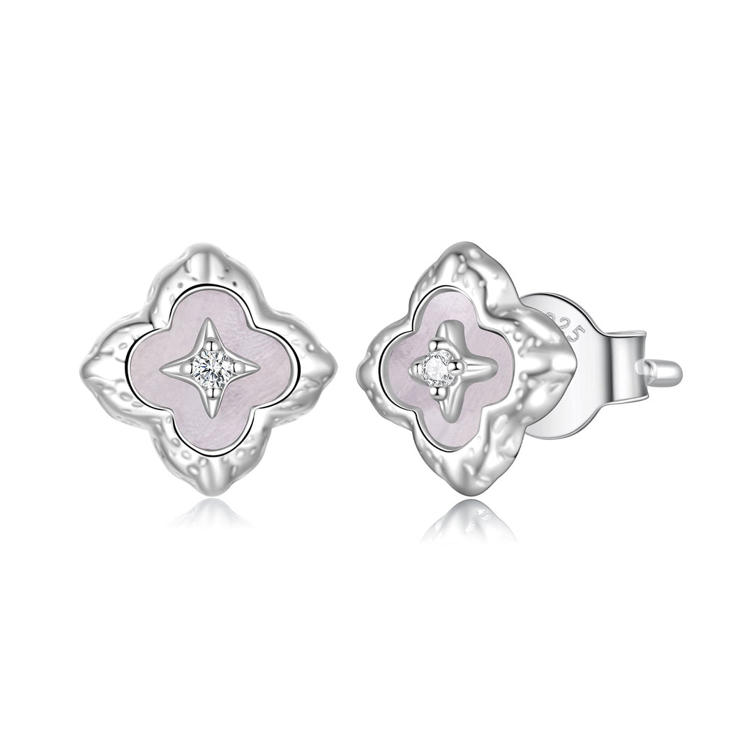 925 Sterling Silver Moissanite 0.8cm Earrings for Women