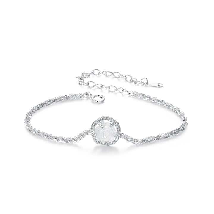 925 Sterling Silver Bracelet 150mm with CZ and Resin