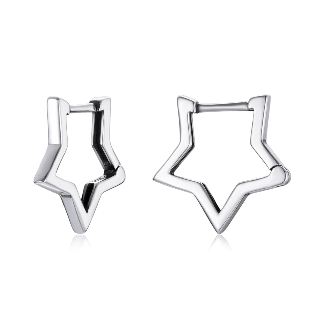 925 Sterling Silver Earrings 1.5cm x 1.7cm for Women