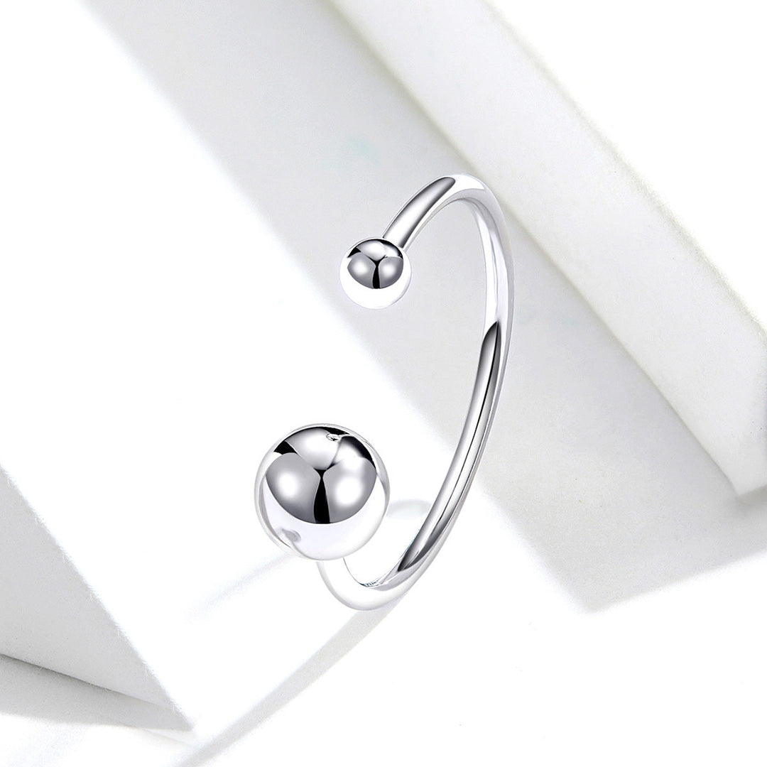 S925 Sterling Silver Plated Platinum Ring