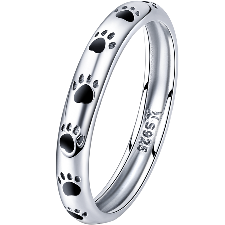 925 Sterling Silver Ring for Women - Size 5.0, Width 0.3cm
