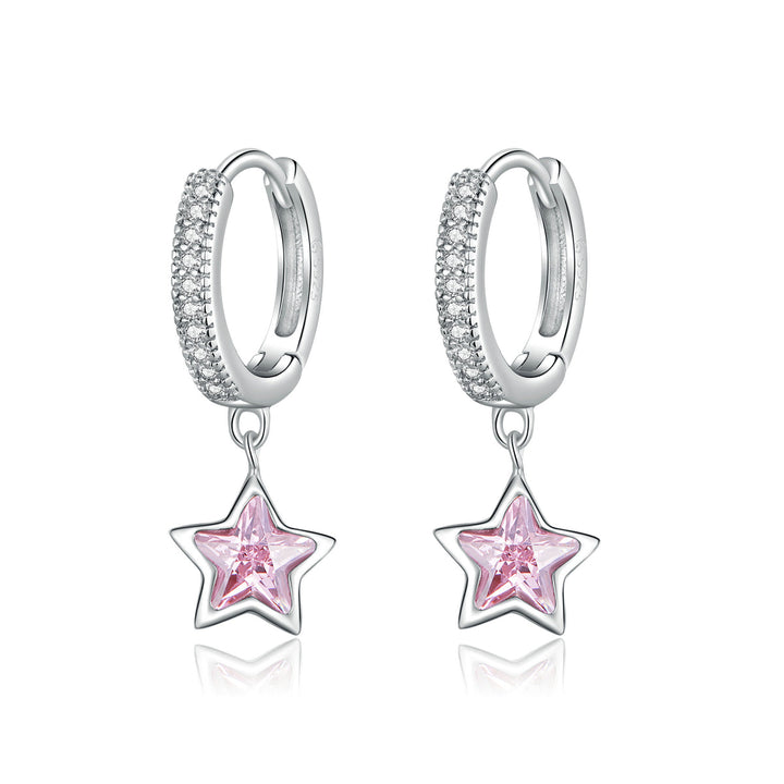 925 Sterling Silver Earrings with Pavé Setting CZ for Women