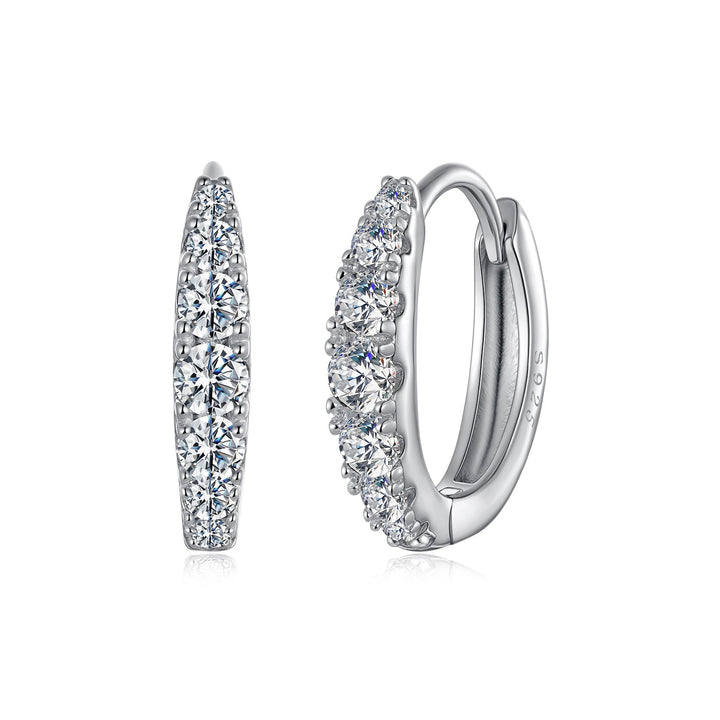 925 Sterling Silver + Moissanite Necklace for Women