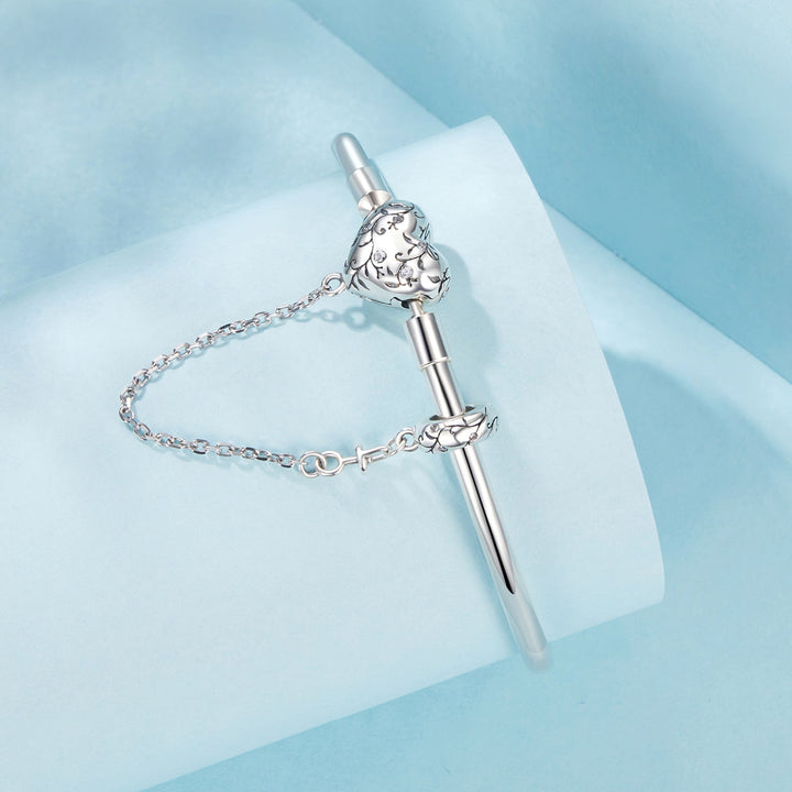 925 Sterling Silver Bracelet with Pavé Setting CZ, Size 17.0 for Women