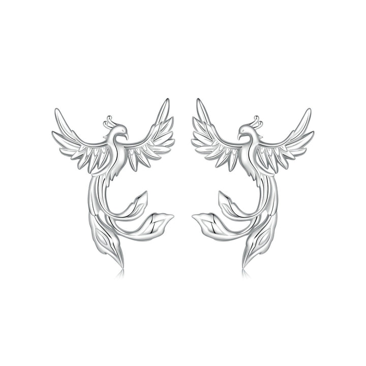 925 Sterling Silver Plated White Gold Earrings for Women