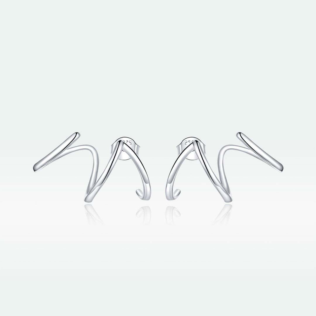 925 Sterling Silver Oxidized Earrings for Women