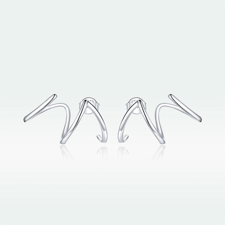 925 Sterling Silver Oxidized Earrings for Women