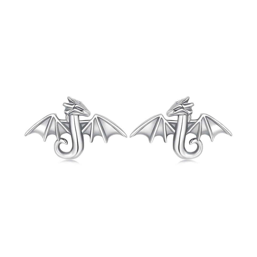 925 Sterling Silver Earrings with Oxidized Finish, 0.7*1.1cm