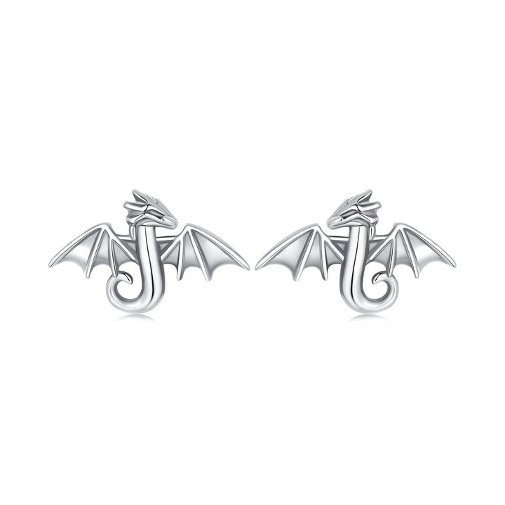 925 Sterling Silver Earrings with Oxidized Finish, 0.7*1.1cm