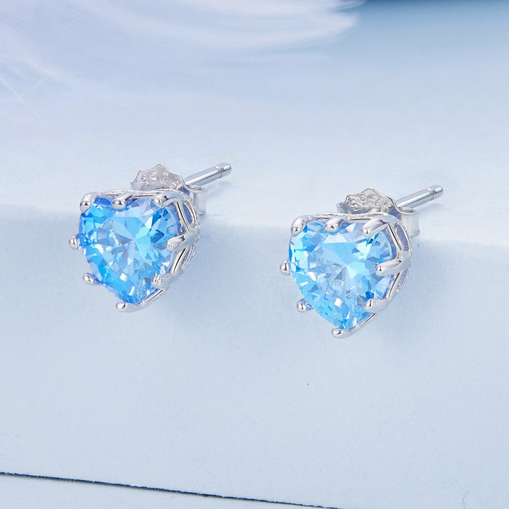 925 Sterling Silver Earrings with Pavé Setting CZ for Women