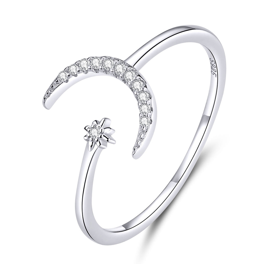 925 Sterling Silver Ring with Pavé Setting CZ