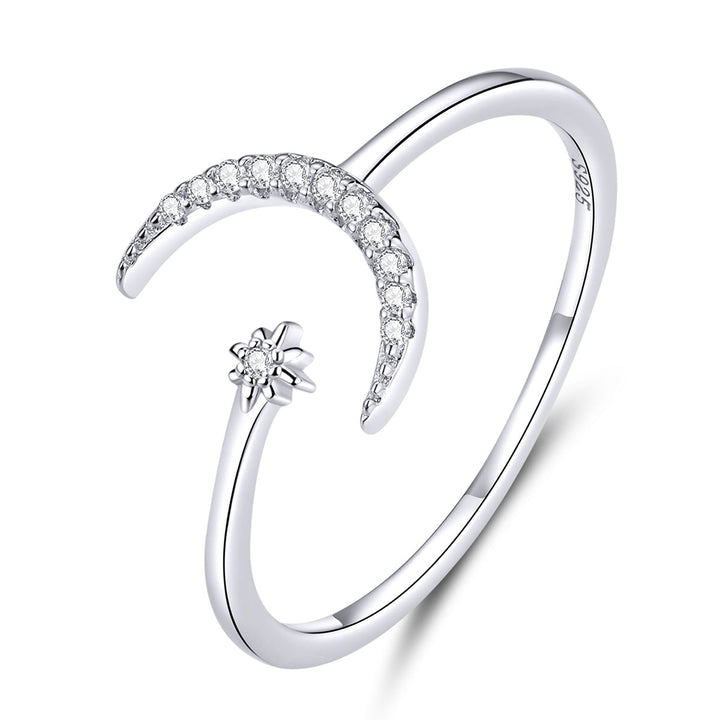 925 Sterling Silver Ring with Pavé Setting CZ