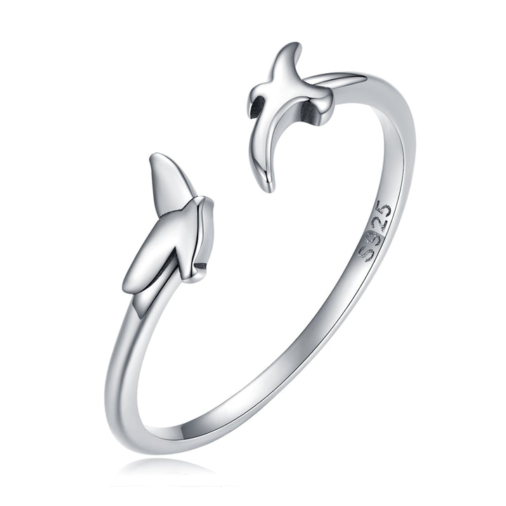 S925 Oxidized Silver 0.15cm Ring