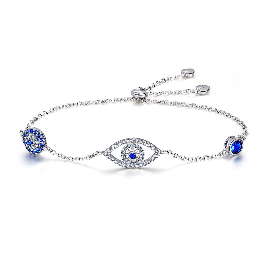 925 Sterling Silver Bracelet 22cm Length 0.9*2.2cm for Women