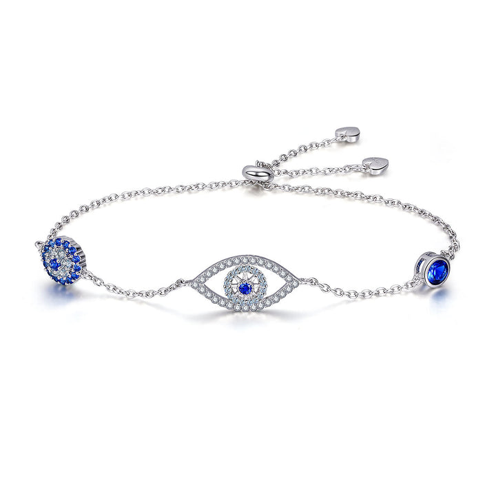 925 Sterling Silver Bracelet 22cm Length 0.9*2.2cm for Women